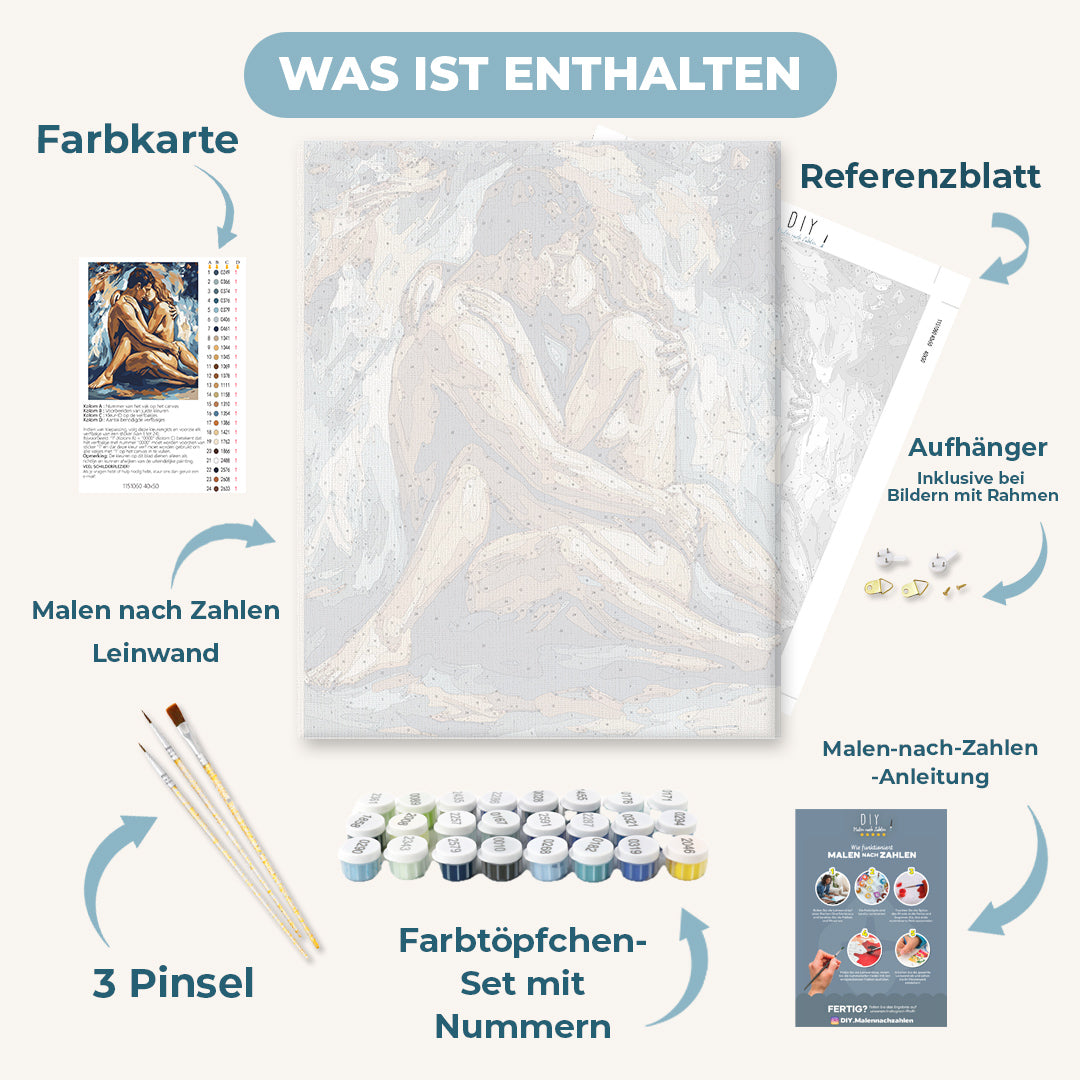 Malen nach Zahlen - Sinnliche Liebende
