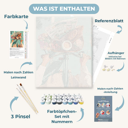 Malen nach Zahlen - Frühe Fahrt