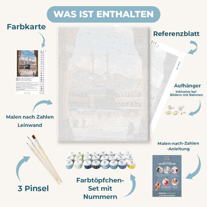 Malen nach Zahlen - Zur Kaaba