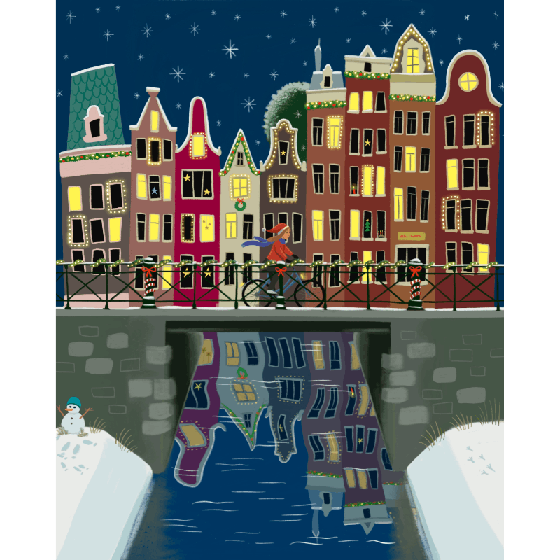 Malen nach Zahlen - Amsterdam - by saphina art