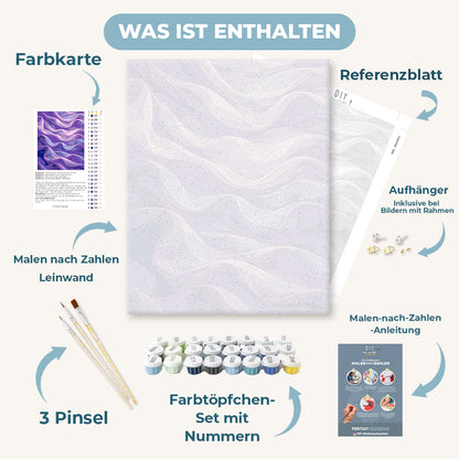 Malen nach Zahlen - Lila Satin