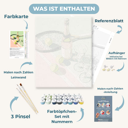 Malen nach Zahlen - Zwischen den Matches