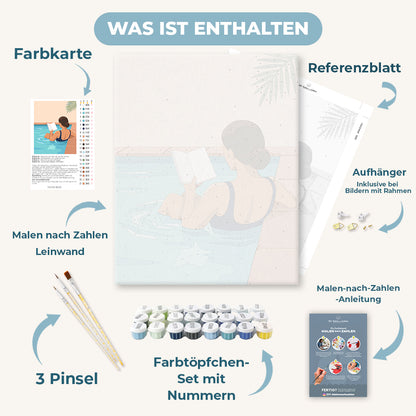 Malen nach Zahlen - Friedliches Lesen