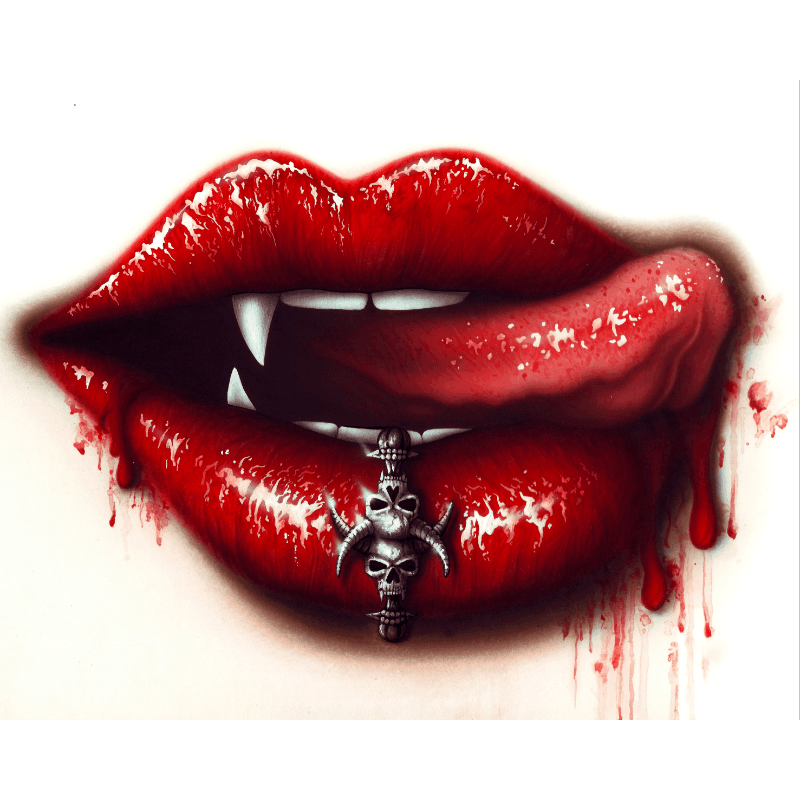 Malen nach Zahlen - Kiss Me - by Sarah Richter