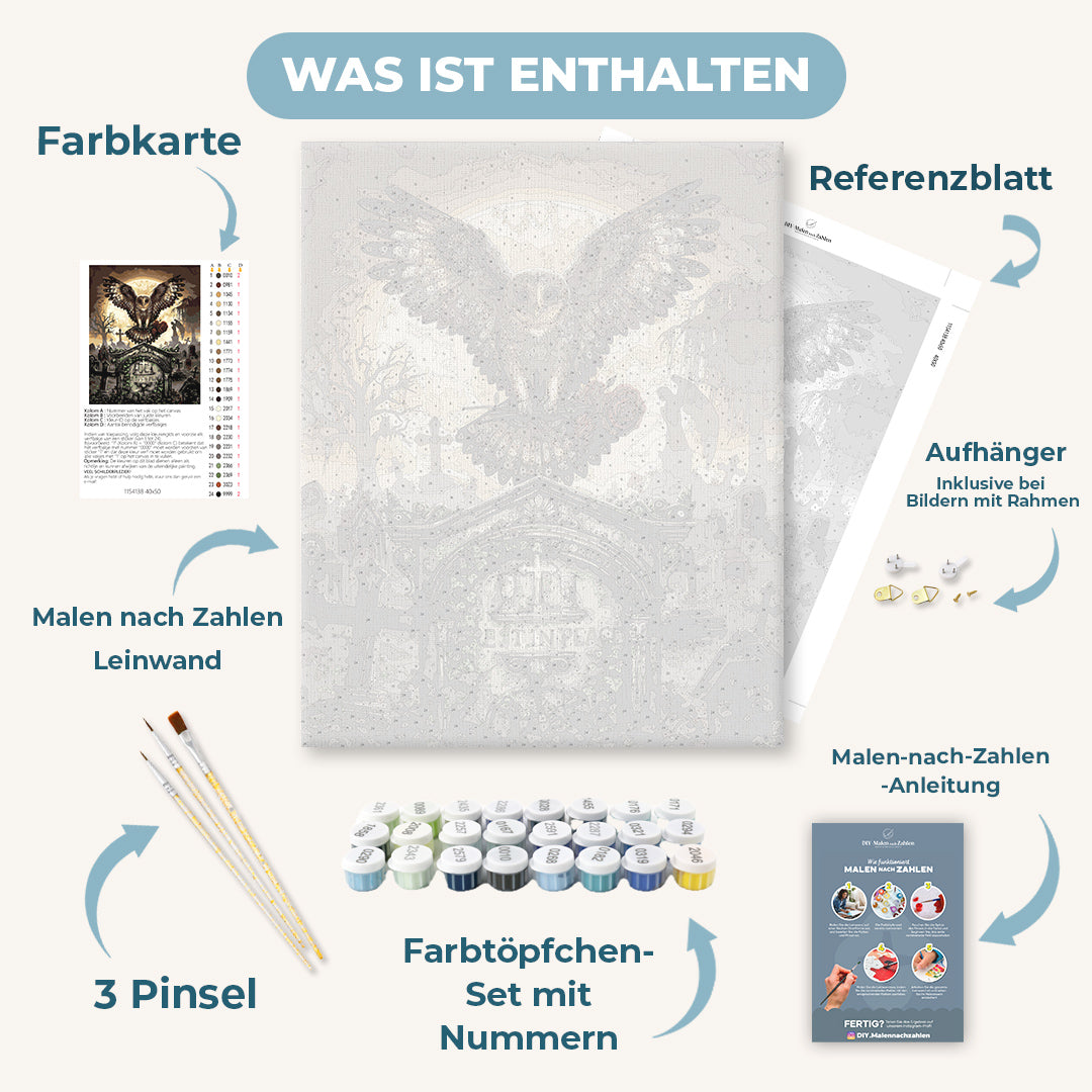 Malen nach Zahlen - Rest in Peace - by Sarah Richter