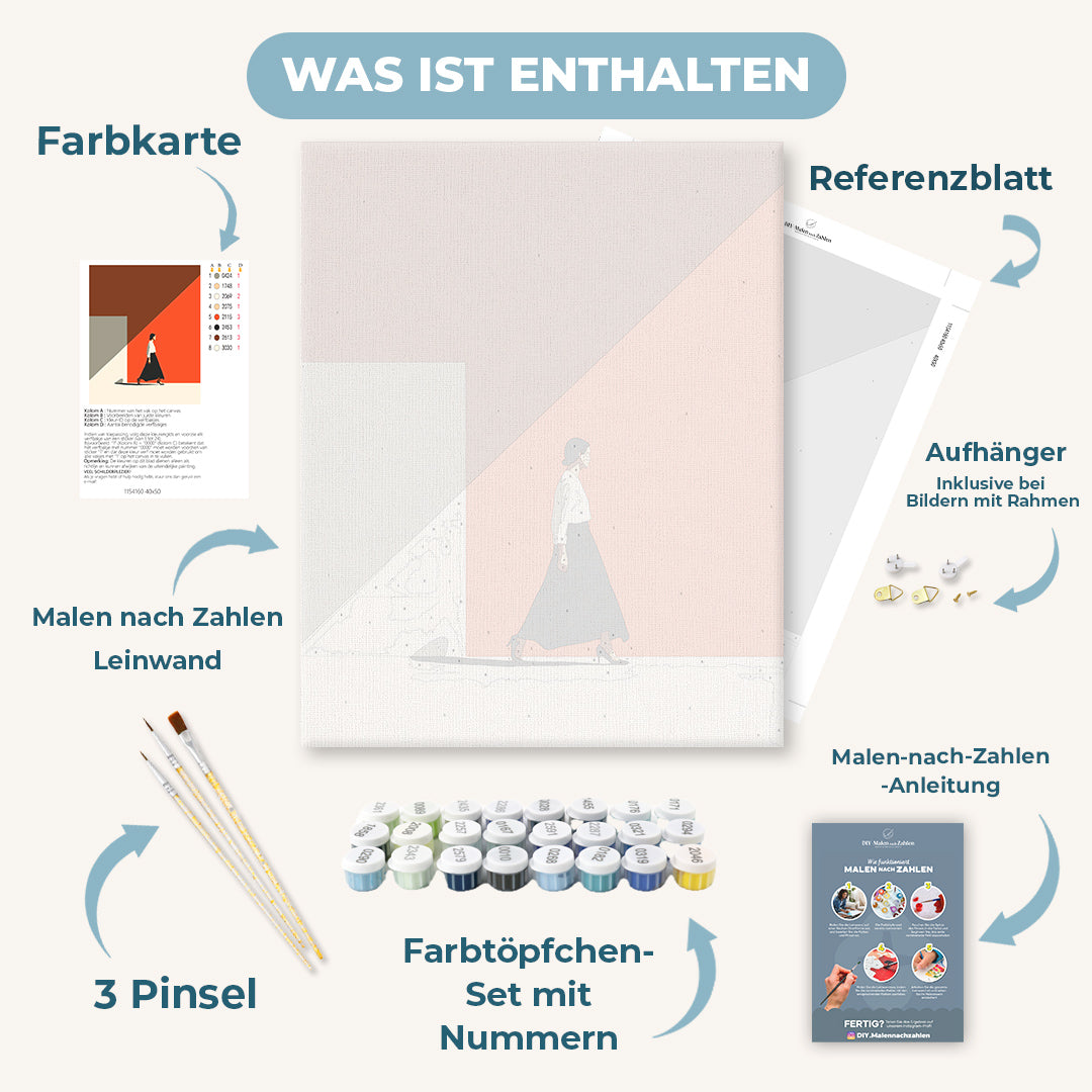 Malen nach Zahlen - Galerielicht