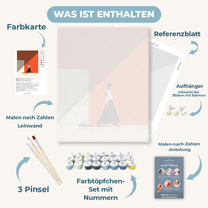 Malen nach Zahlen - Galerielicht