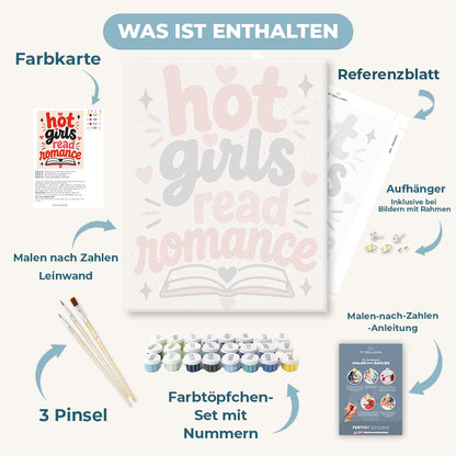 Malen nach Zahlen - Romantik-Leser