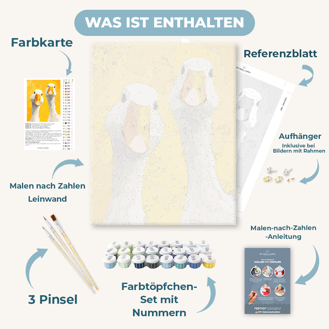 Malen nach Zahlen - Neugier
