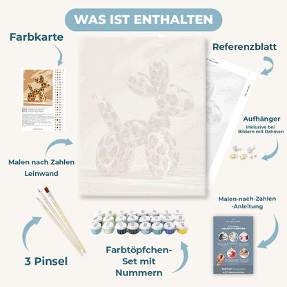 Malen nach Zahlen - Stilvoller Ballon