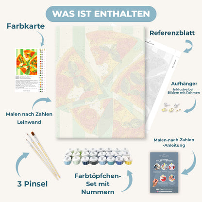 Malen nach Zahlen - Leckere Scheiben