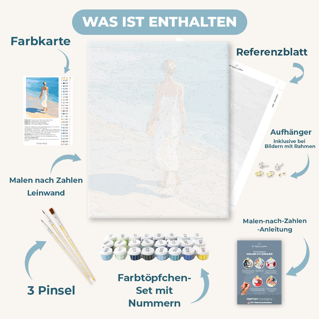 Malen nach Zahlen - Entlang der Küste