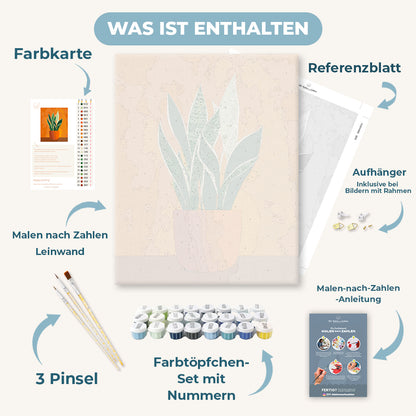 Malen nach Zahlen - Smaragdflamme