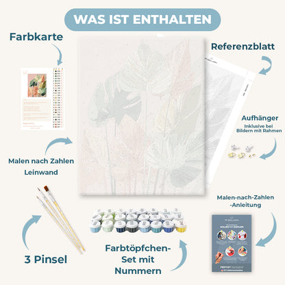 Malen nach Zahlen - Tropische Ästhetik