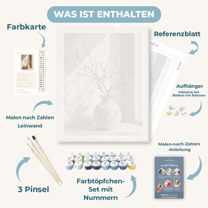 Malen nach Zahlen - Zweige im Licht