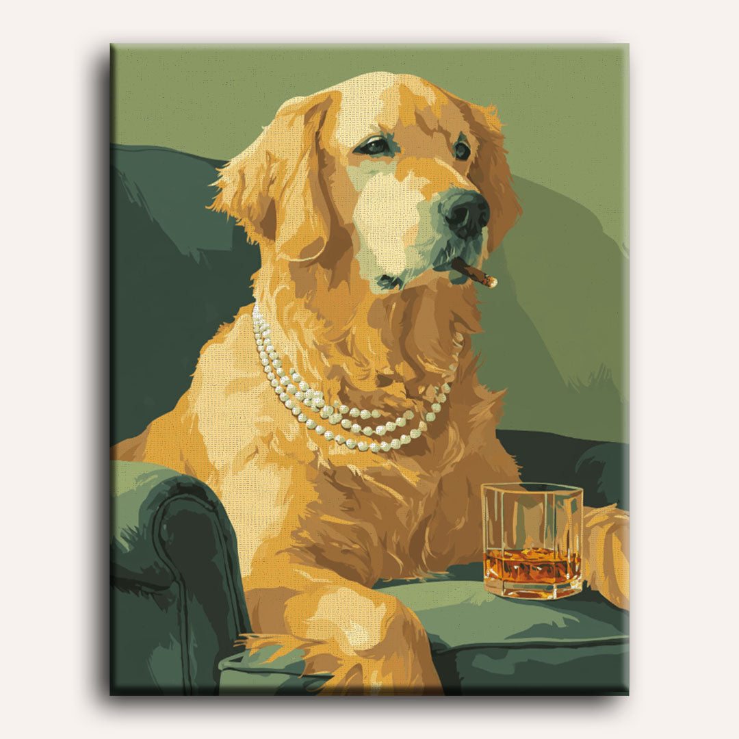 Malen nach Zahlen - Der Gesellschafts-Retriever