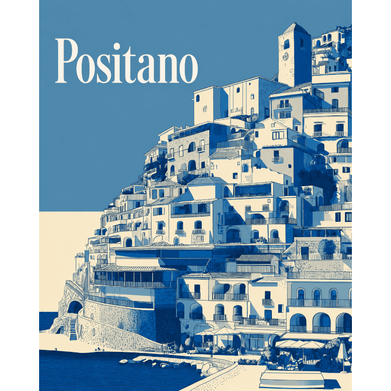 Malen nach Zahlen - Positano - Malen nach Zahlen