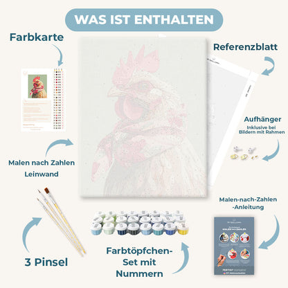 Malen nach Zahlen - Landhaus Chic