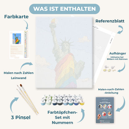 Malen nach Zahlen - Liberty Pride