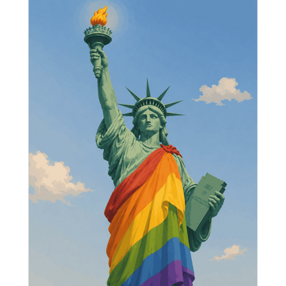 Malen nach Zahlen - Liberty Pride - Malen nach Zahlen