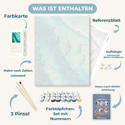 Malen nach Zahlen - Klares Wasser
