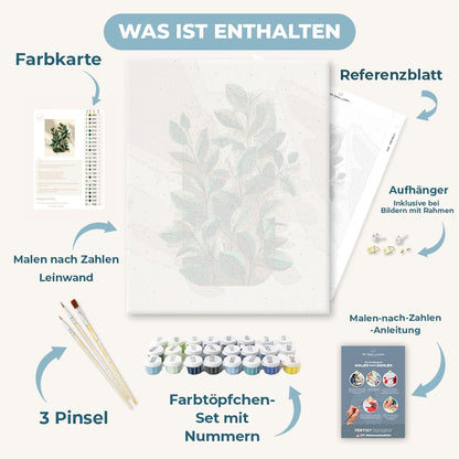 Malen nach Zahlen - Pflanzen