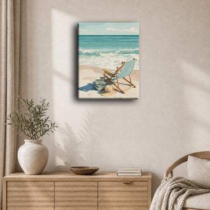 Malen nach Zahlen - Ruhiger Strand