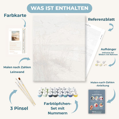 Malen nach Zahlen - Goldene Dünen