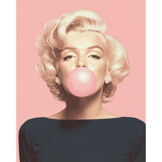 Malen nach Zahlen - Marilyn Monroe - Malen nach Zahlen