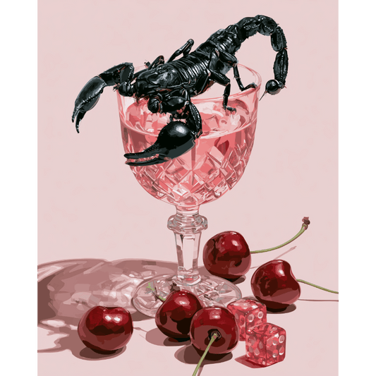 Malen nach Zahlen - Skorpion Rosé - Malen nach Zahlen