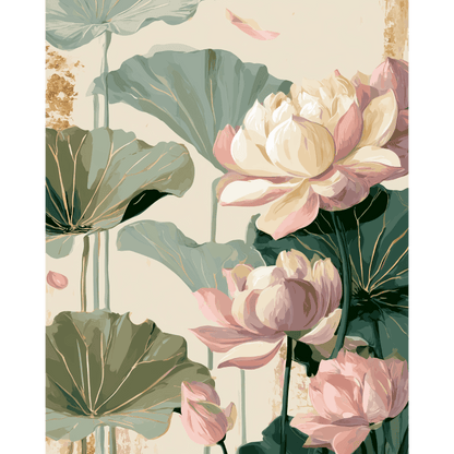 Malen nach Zahlen - Botanische Eleganz - Malen nach Zahlen