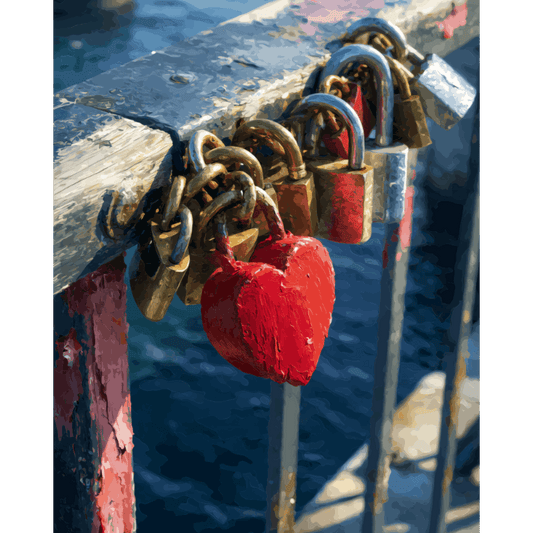 Malen nach Zahlen - Forever Mon Amour - Malen nach Zahlen