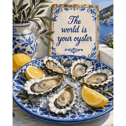 Malen nach Zahlen - If Life Gives You Oysters - Malen nach Zahlen