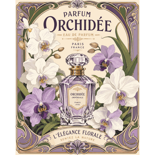 Malen nach Zahlen - Orchideen-Atelier - Malen nach Zahlen