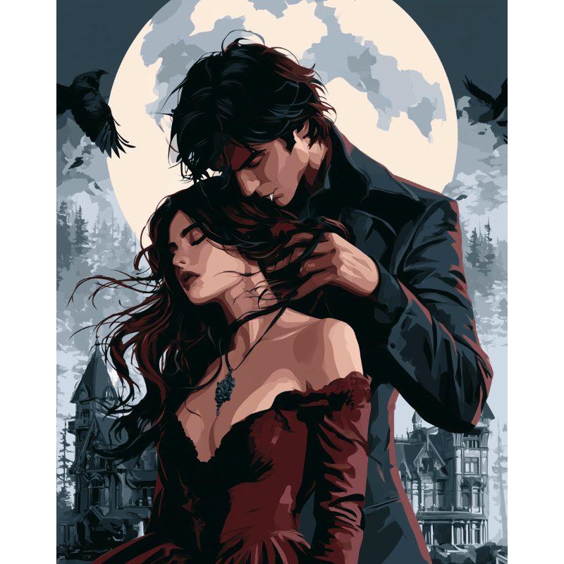 Malen nach Zahlen - Gothic-Romanze - Malen nach Zahlen