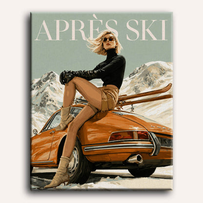 Malen nach Zahlen - Après-Ski-Glamour