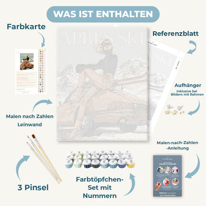 Malen nach Zahlen - Après-Ski-Glamour