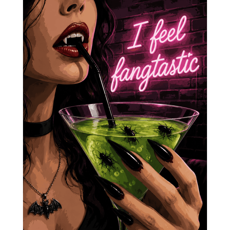 Malen nach Zahlen - Fangtastischer Cocktail - Malen nach Zahlen