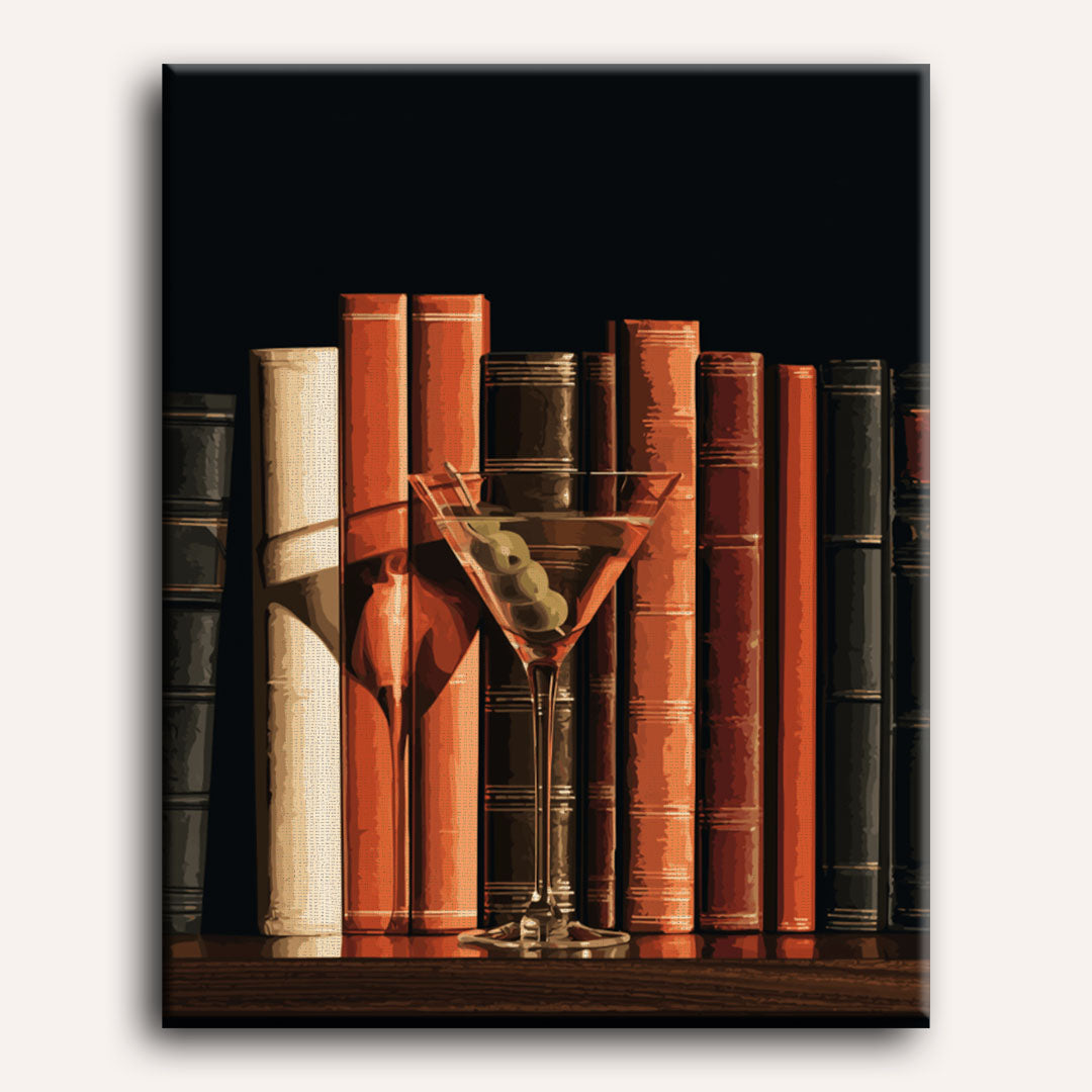 Malen nach Zahlen - Martini & Bücher