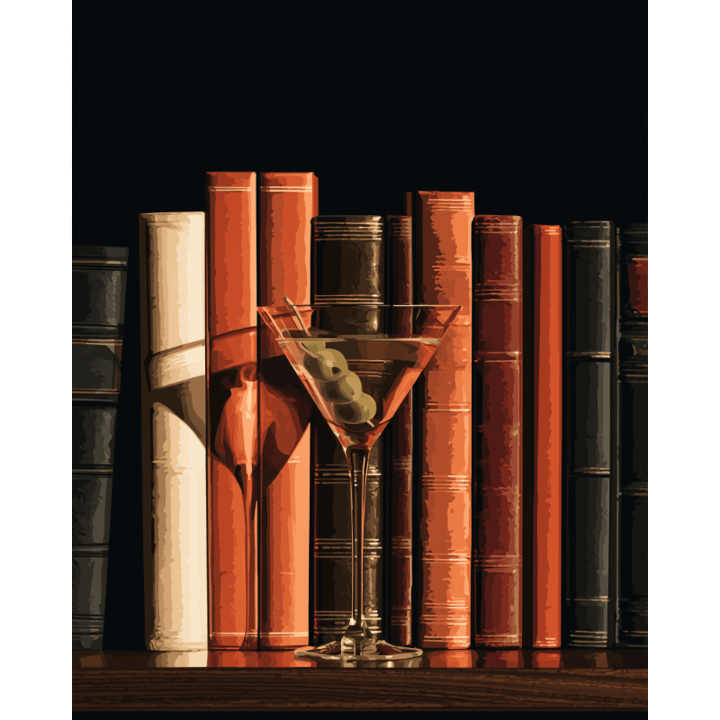Malen nach Zahlen - Martini & Bücher - Malen nach Zahlen