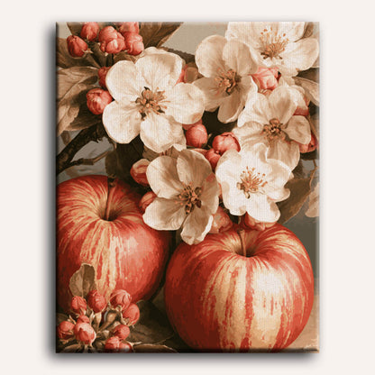 Malen nach Zahlen - Blühender Obstgarten