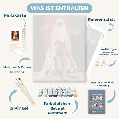 Malen nach Zahlen - Gruselige Beine