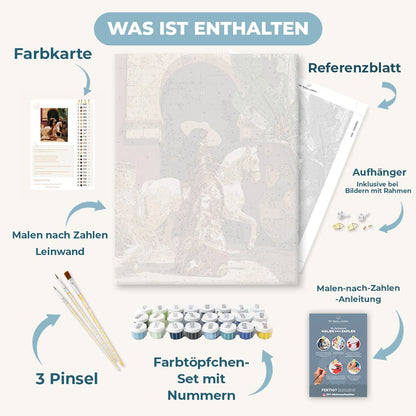 Malen nach Zahlen - Ritt durch das marokkanische Tor