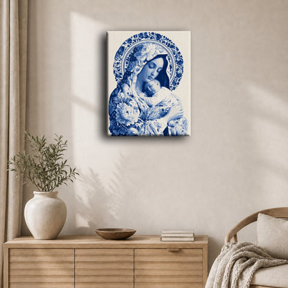 Malen nach Zahlen - Delfter Madonna mit Kind
