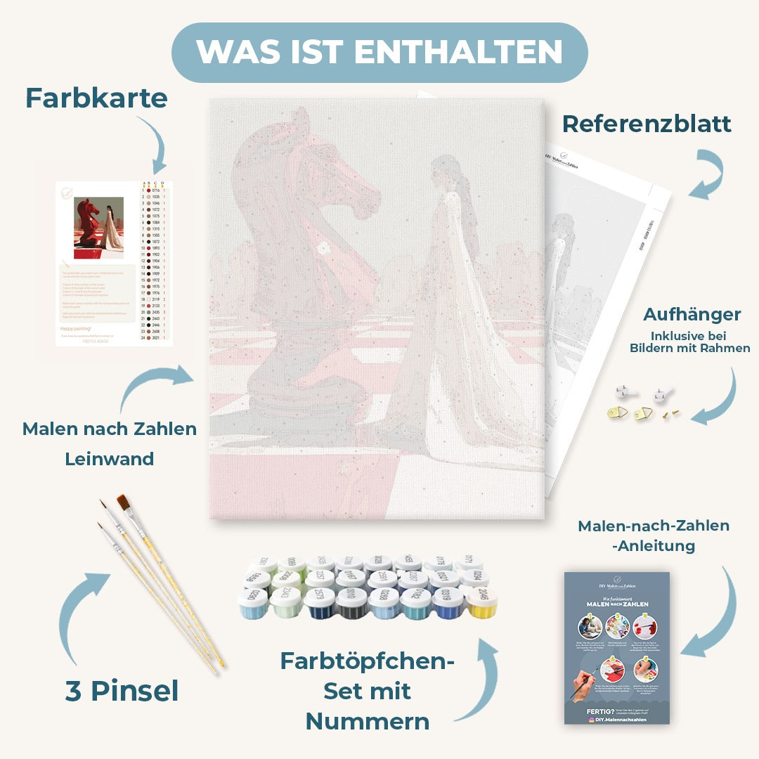 Malen nach Zahlen - Das Gambit der Roten Königin