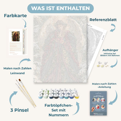 Malen nach Zahlen - Winterernte des Engels