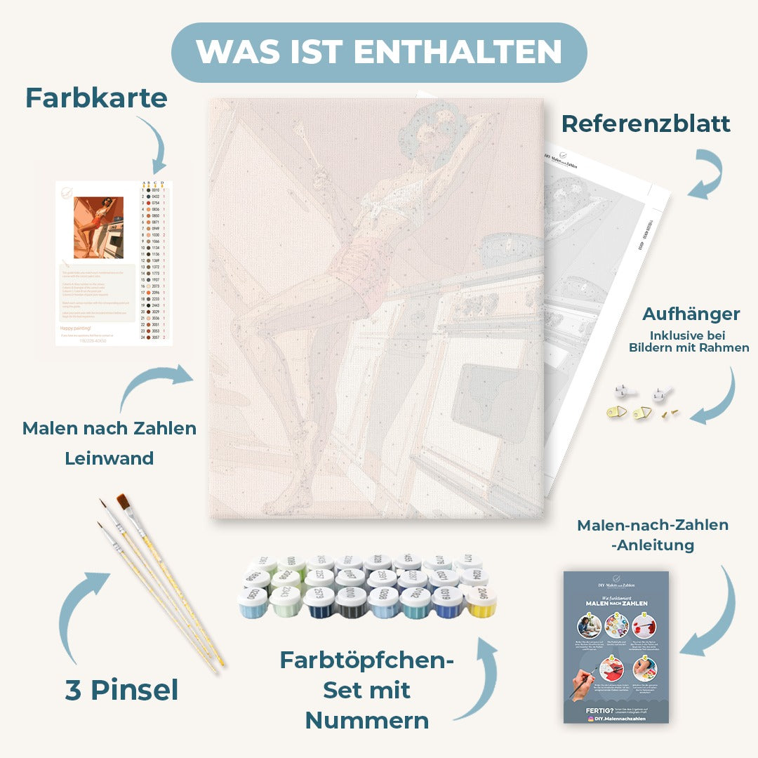 Malen nach Zahlen - Freche Küche