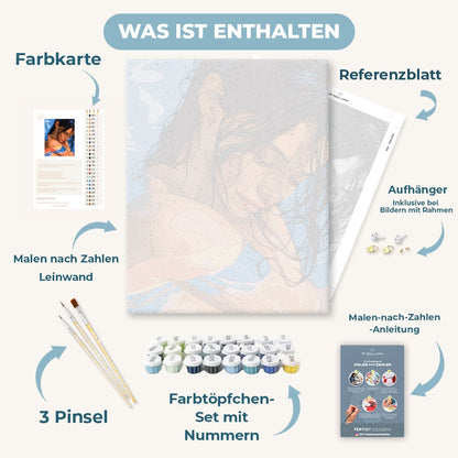 Malen nach Zahlen - Ein Blick über Farbe