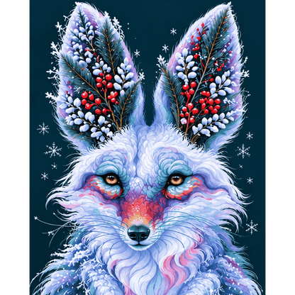Malen nach Zahlen - Frostbeeren-Fuchs