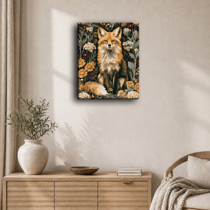 Malen nach Zahlen - Fuchs zwischen Wildblumen